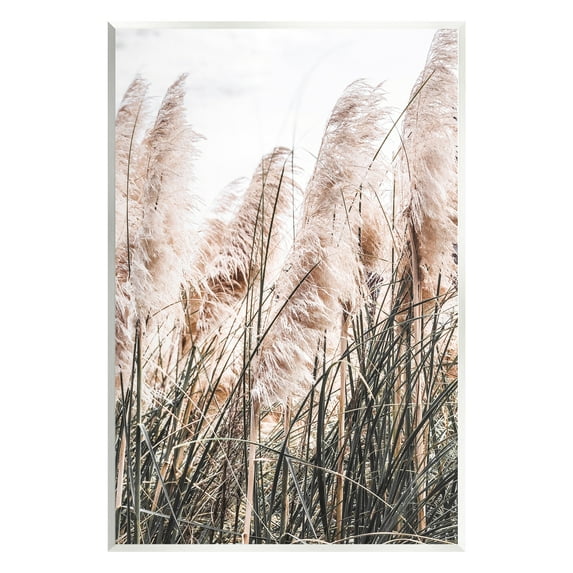 Stupell Industries Windblown Reeds Photography Botanical & Floral Photography Unframed Art Print Wall Art, 13 x 19