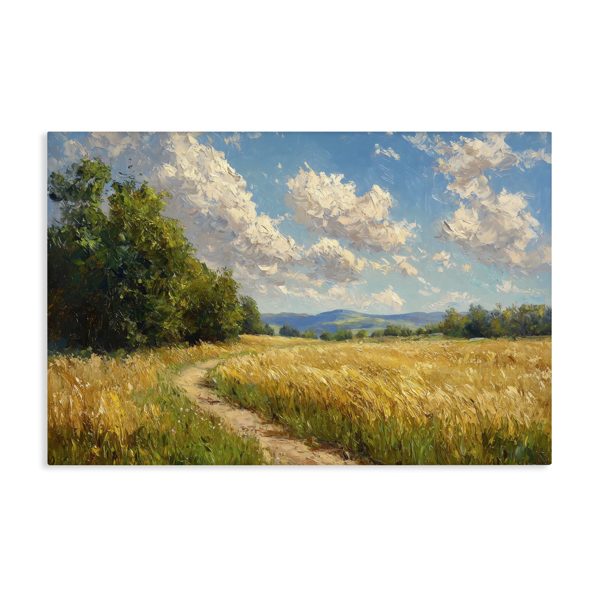 Stupell Industries Winding Path Through Wheat Field Canvas Wall Art, design by Creative Studio