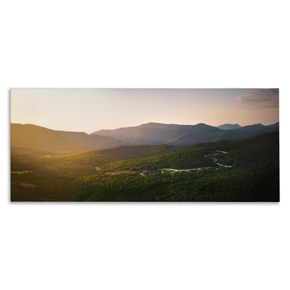 Stupell Industries Coastal Winding Road Through Forested Mountains Canvas Art, 40 x 17, by Jonathan Zaharek