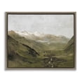 thumbnail image 1 of Stupell Industries Winding Valley Path Landscape Painting Brown Floater Framed Art Print Wall Art, 31 x 25, 1 of 10