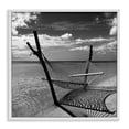 thumbnail image 1 of Stupell Industries Tropical Windward Beach Hammock White Framed Giclee Art, 24 x 24, by Noah Bay, 1 of 8
