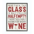 thumbnail image 1 of Stupell Industries Wine Glass Funny Word Kitchen Dining Room Wood Texture Word Design Framed Giclee Texturized Art by Stephanie Workman Marrott, 1 of 3