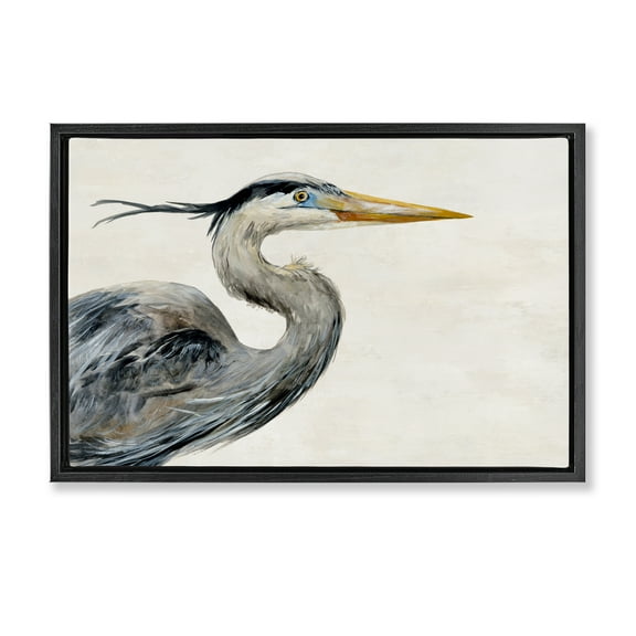 Stupell Industries Wings Of Tranquility Black Framed Floater Canvas Wall Art design by Jacob Q, 17 x 25