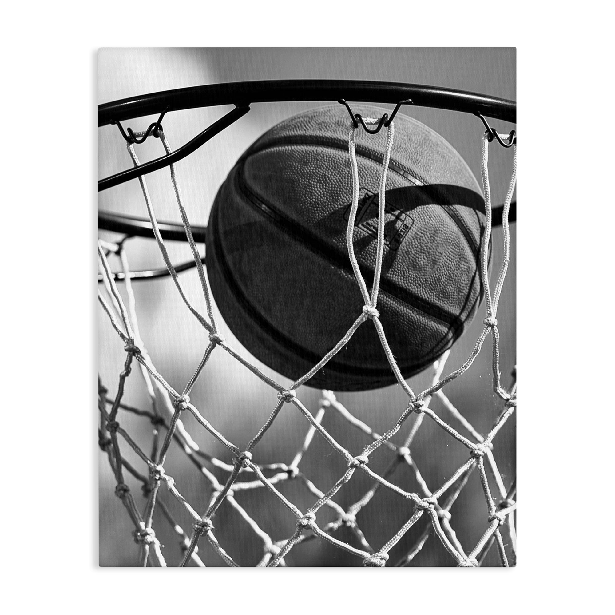 Stupell Industries Winning Basket Shot Canvas Wall Art, design by Marcus Prime