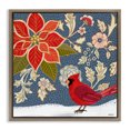thumbnail image 1 of Stupell Industries Winter Cardinal in Snow Animals & Insects Painting Brown Floater Framed Canvas Art Print Wall Art, 18 x 18, 1 of 10