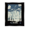 thumbnail image 1 of Stupell Industries Winter Has Come Fantasy Landscape Graphic Art Jet Black Floating Framed Canvas Print Wall Art, Design by Matheus Lopes Castro, 1 of 8