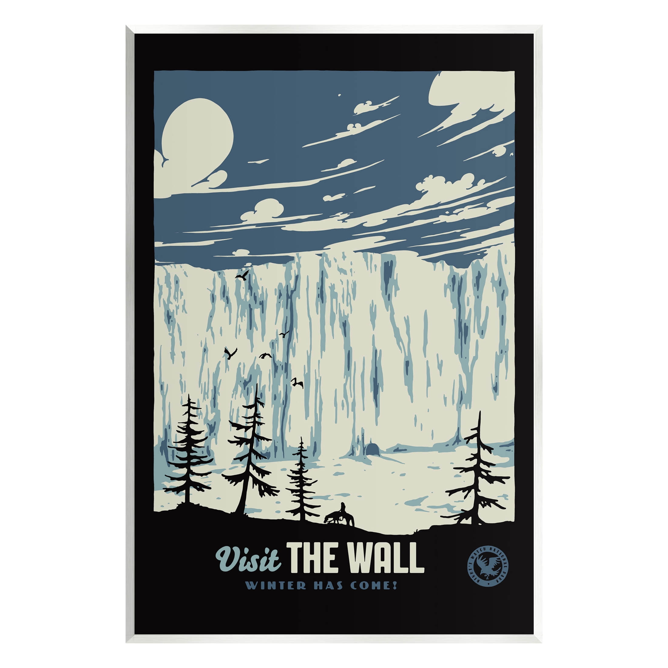 Stupell Industries Winter Has Come Fantasy Landscape Graphic Art Unframed Art Print Wall Art, Design by Matheus Lopes Castro