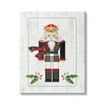 thumbnail image 1 of Stupell Industries Winter Holly Nutcracker Royal Crown Christmas Plaid, 36 x 48,Design by Jennifer Pugh, 1 of 5