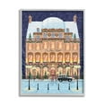 thumbnail image 1 of Stupell Industries Winter Hotel Christmas Festival Holiday Painting Gray Framed Art Print Wall Art, 1 of 5