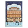 thumbnail image 1 of Stupell Industries Winter Hotel Christmas Festival Holiday Painting Unframed Art Print Wall Art, 1 of 6