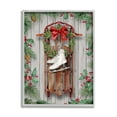 thumbnail image 1 of Stupell Industries Winter Ice Skates & Sled Holiday Painting Gray Framed Art Print Wall Art, 16 x 20, 1 of 9