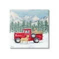 thumbnail image 1 of Stupell Industries Winter Pups Holiday Red Truck Painting Gallery Wrapped Canvas Print Wall Art, Design by Paul Brent, 1 of 7