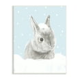 thumbnail image 1 of Stupell Industries Winter Rabbit in Snow Pile Forest Animal Animals & Insects Painting Unframed Art Print Wall Art, 10 x 15, 1 of 6
