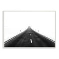 thumbnail image 1 of Stupell Industries Winter Road Black And White Landscape Photograph Wall Plaque by Matthias Conrad, 1 of 1