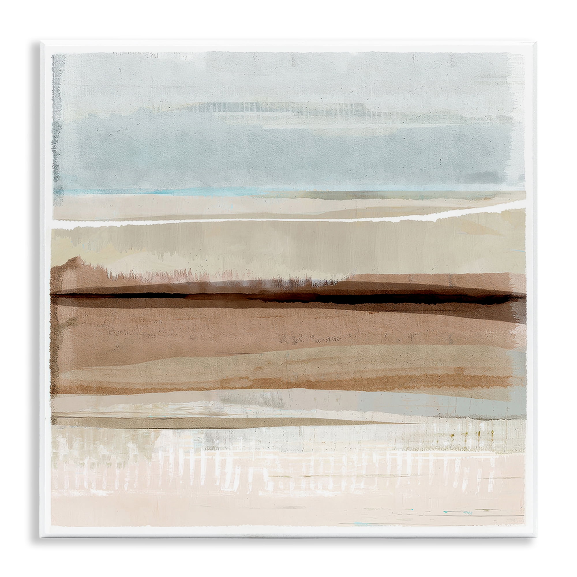 Stupell Industries Winter Sands Pattern Abstract Painting Unframed Art Print Wall Art, 12 x 12