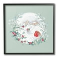 thumbnail image 1 of Stupell Industries Winter Scene with Border Holiday Painting Black Framed Art Print Wall Art, 12 x 12, 1 of 9
