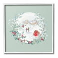 thumbnail image 1 of Stupell Industries Winter Scene with Border Holiday Painting White Framed Art Print Wall Art, 12 x 12, 1 of 9