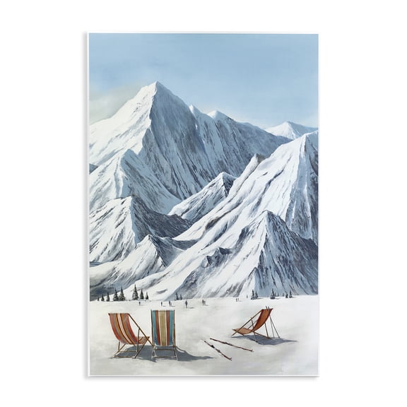 Stupell Industries Winter Slopes Lounging Wall Plaque Art design by Max Maxx, 19 x 13