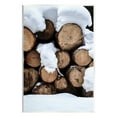 thumbnail image 1 of Stupell Industries Winter Snowy Logs Landscape Photography Unframed Art Print Wall Art, 13 x 19, 1 of 7