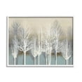 thumbnail image 1 of Stupell Industries Winter Tree Forest Silhouettes over Abstract Pattern, 11 x 14, Designed by Kate Bennett, 1 of 8