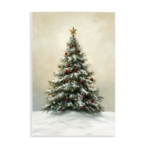 Stupell Industries Winter Tree with Ornaments Wall Plaque Art design by LSR Design Studio, 15 x 10