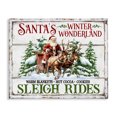 thumbnail image 1 of Stupell Industries Farmhouse Winter Wonderland Sleigh Rides Canvas Art, 48 x 36, by Creatif Belle, 1 of 8