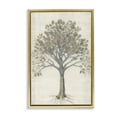 thumbnail image 1 of Stupell Industries Wise Tree Impression Botanical & Floral Drawing Gold Floater Framed Canvas Art Print Wall Art, 21 x 31, 1 of 2