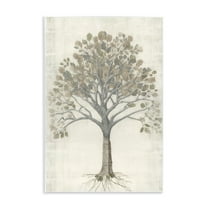 Stupell Industries Wise Tree Impression Botanical & Floral Drawing Unframed Art Print Wall Art, 10 x 15