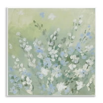 Stupell Industries Wispy Willows White Wildflowers Floral & Botanical Painting Unframed Art Print Wall Art, 12 x 12