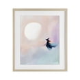 thumbnail image 1 of Stupell Industries Contemporary Witch Flying at Sunset Birch Framed Print Under Glass, 17 x 21, by The Prints Vibe, 1 of 8