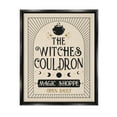 thumbnail image 1 of Stupell Industries Witches Cauldron Vintage Shoppe Graphic Art Jet Black Floating Framed Canvas Print Wall Art, Design by Angela Nickeas, 1 of 6
