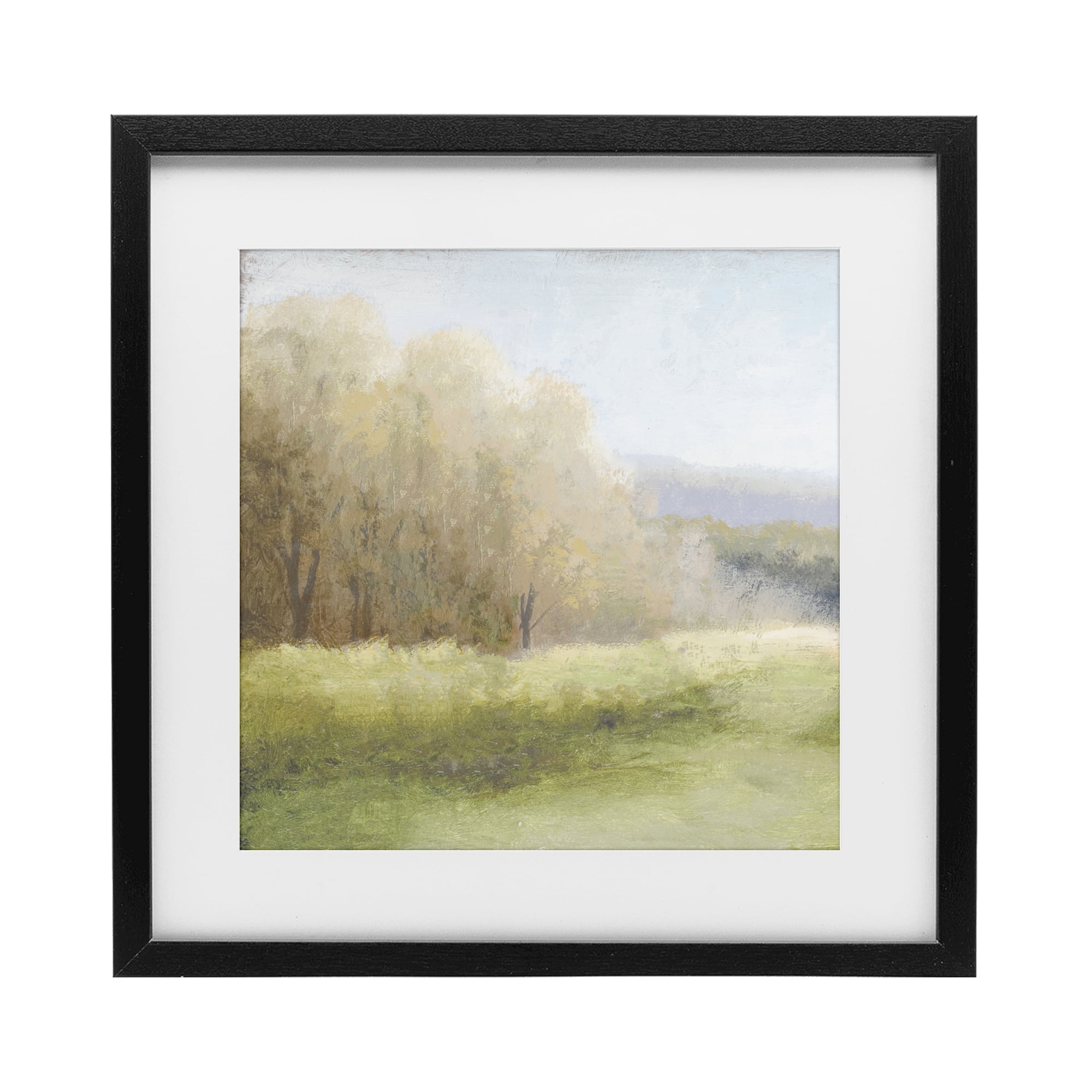 Stupell Industries Within Familiar Place Meadow Black Framed Print Under Glass, design by Michael Marcon