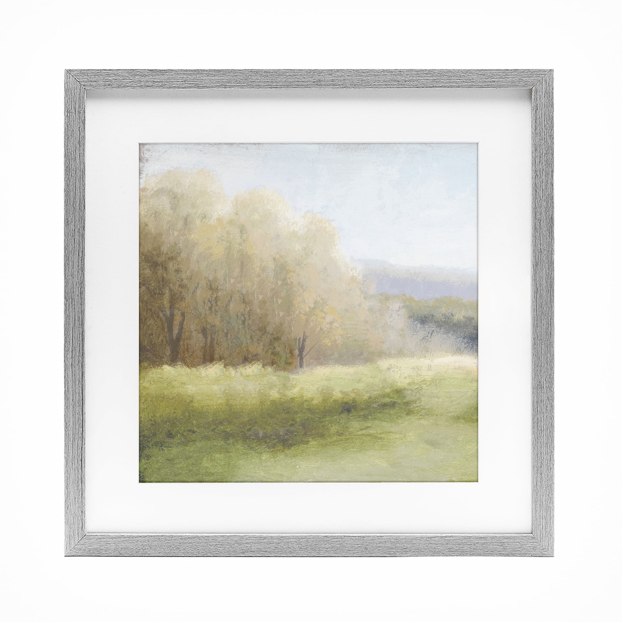 Stupell Industries Within Familiar Place Meadow Gray Framed Print Under Glass, design by Michael Marcon