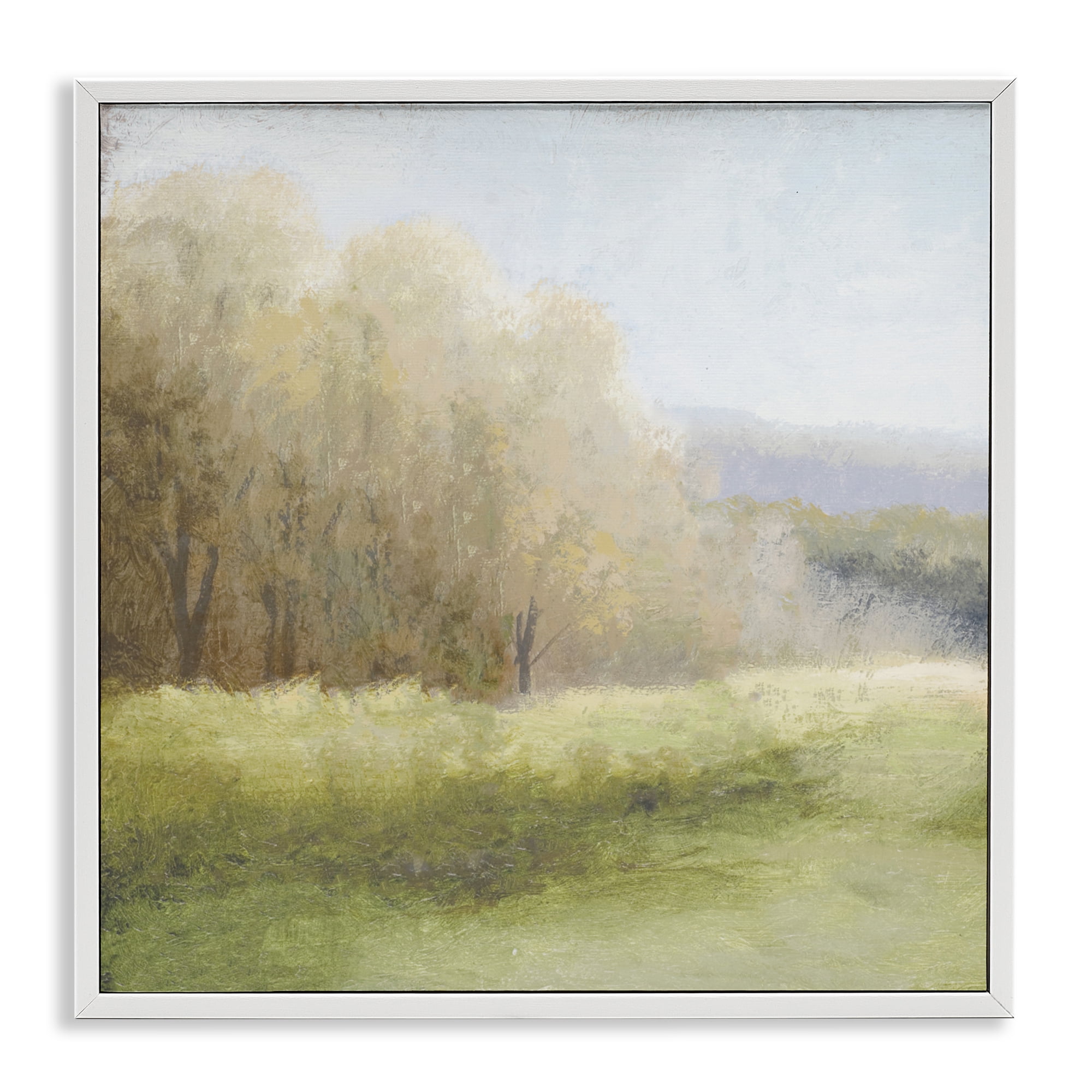 Stupell Industries Within Familiar Place Meadow White Framed Giclee Art, design by Michael Marcon