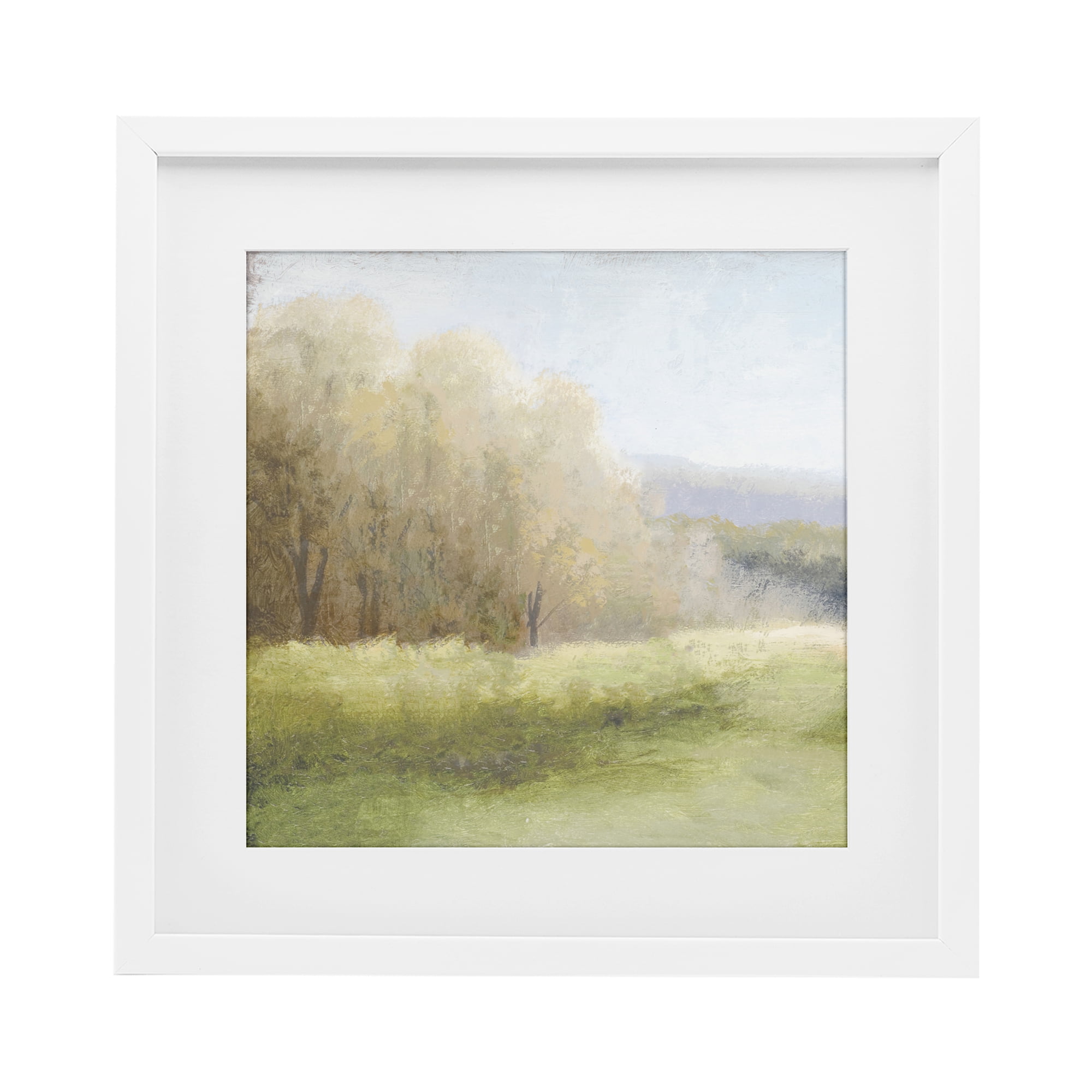 Stupell Industries Within Familiar Place Meadow White Framed Print Under Glass, design by Michael Marcon