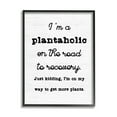 thumbnail image 1 of Stupell Industries Witty Plantaholic Sign Fun Plant Parent Typography Framed Wall Art, 16 x 20, Design by Lil' Rue, 1 of 5