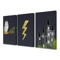 thumbnail image 1 of Stupell Industries Wizardry Owl Castle and Lightning Animals & Insects Painting Gallery Wrapped Canvas Art Print Wall Art, 16 x 20, 1 of 5