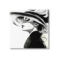 thumbnail image 1 of Stupell Industries Woman & Abstract Hat Abstract Painting Gallery Wrapped Canvas Art Print Wall Art, 24 x 24, 1 of 8