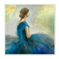 thumbnail image 1 of Stupell Industries Woman Billowing Blue Dress Classic Figure Painting Painting Unframed Art Print Wall Art, Design by K. Nari, 1 of 5