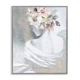thumbnail image 1 of Stupell Industries Woman & Florals Visage Novelty Painting Gray Framed Art Print Wall Art, 16 x 20, 1 of 10