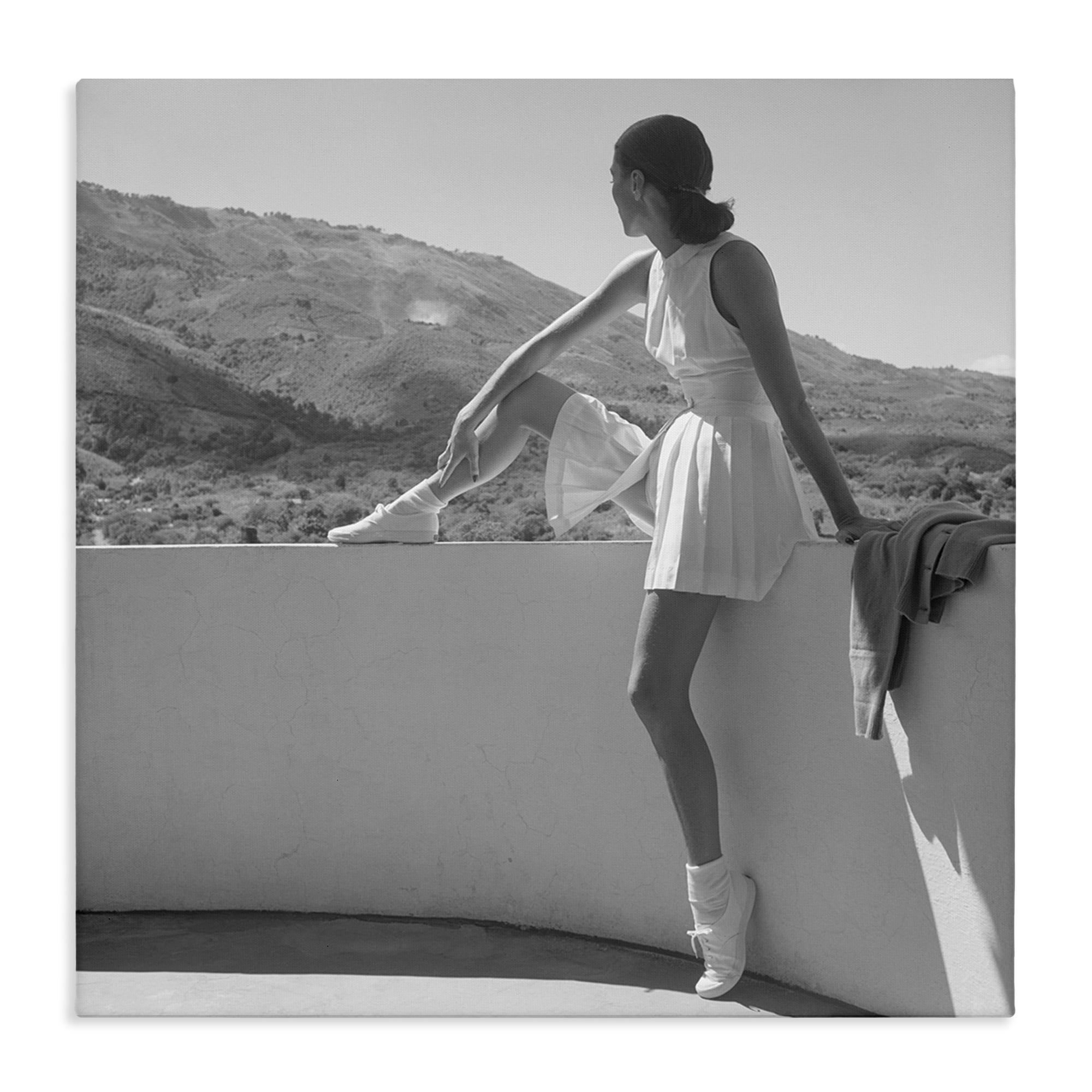 Stupell Industries Woman In Tennis Outfit Canvas Wall Art, design by Toni Frissell