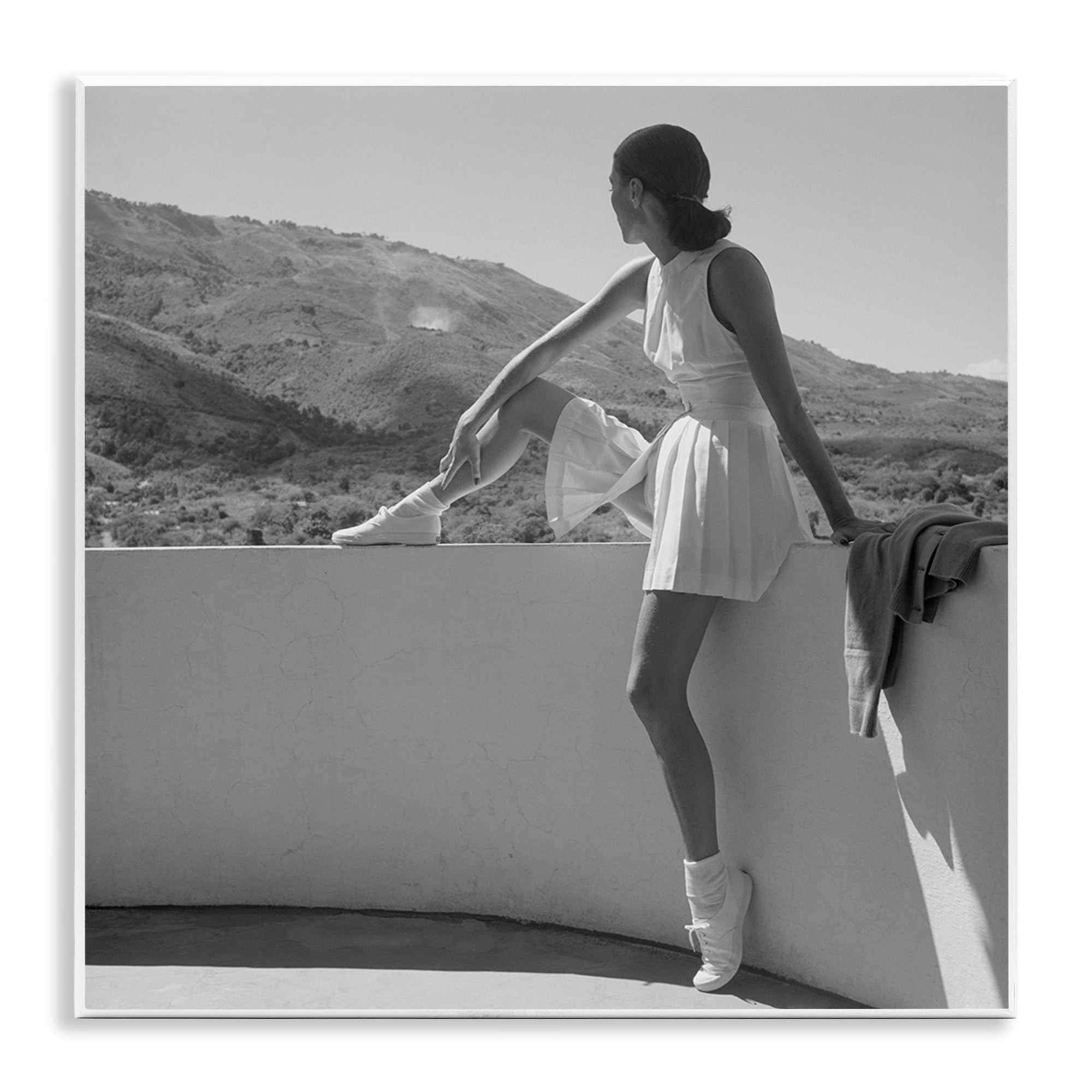 Stupell Industries Woman In Tennis Outfit Wall Plaque Art, design by Toni Frissell