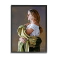 thumbnail image 1 of Stupell Industries Woman Posing with Intricate Cloth over Neutral Design by Heide Presse, 1 of 7