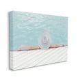 thumbnail image 1 of Stupell Industries Woman Relaxing Poolside Summer Brim Hat Design by Daphne Polselli, 24" x 30", 1 of 1