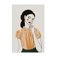 thumbnail image 1 of Stupell Industries Modern Woman in Orange Blouse Canvas Art, 16 x 24, by Omar Escalante, 1 of 8