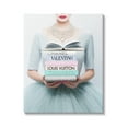 thumbnail image 1 of Stupell Industries Woman with Glam Books Beauty & Fashion Painting Gallery Wrapped Canvas Art Print Wall Art, 24 x 30, 1 of 8