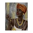 thumbnail image 1 of Stupell Industries Woman with Glimmering Jewelry Portrait Painting Wrapped Canvas Canvas Art Print Wall Art, 36 x 48, 1 of 7