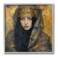 thumbnail image 1 of Stupell Industries Woman with Ornate Veil Abstract Painting Gray Framed Art Print Wall Art, 17 x 17, 1 of 9