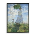 thumbnail image 1 of Stupell Industries Woman with a Parasol Classic Claude Monet Painting Painting Black Framed Art Print Wall Art, Design by one1000paintings, 1 of 5