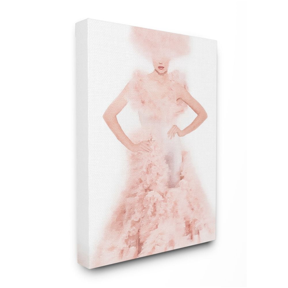 Stupell Industries Women's Couture Fashion Illustration Glamour Pose Designed by Amanda Greenwood